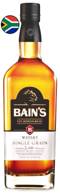 BAIN'S CAPE MOUNTAIN WHISKY SINGLE GRAIN, 0,7L, 40% Vol.