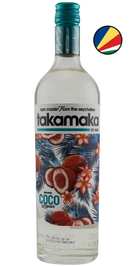 TAKAMAKA COCO SPICED RUM, 0,7L, 25% Vol.